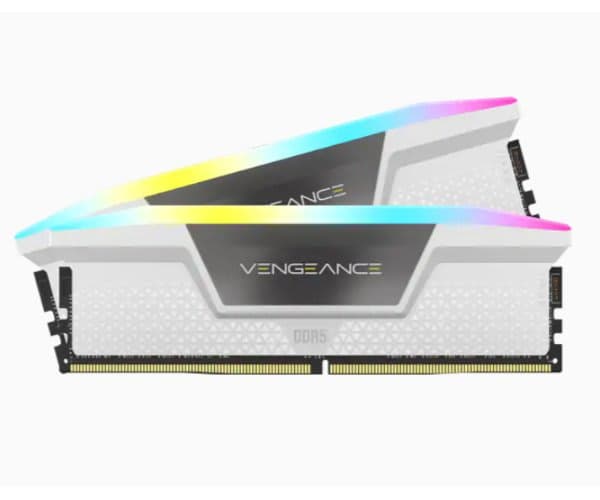 זיכרון לנייח Corsair Vengeance RGB 32GB 2x16GB DDR5 5600 C40 White — תמונה 1 | PuzzlePC