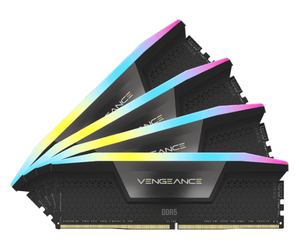 זיכרון לנייח Corsair VENGEANCE RGB 64GB 4x16GB DDR5 6200MHz C32 — תמונה 1 | PuzzlePC
