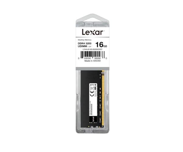 זיכרון לנייח Lexar 16GB DDR4 3200 UDIMM C22 1.2V — תמונה 1 | PuzzlePC