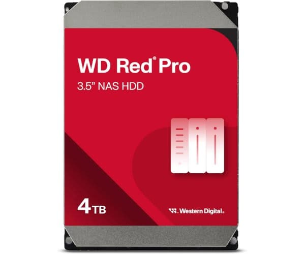 Western Digital דיסק פנימי WD Red PRO NAS 4TB HDD 7200RPM 256MB Cache SATA III — תמונה 1 | PuzzlePC