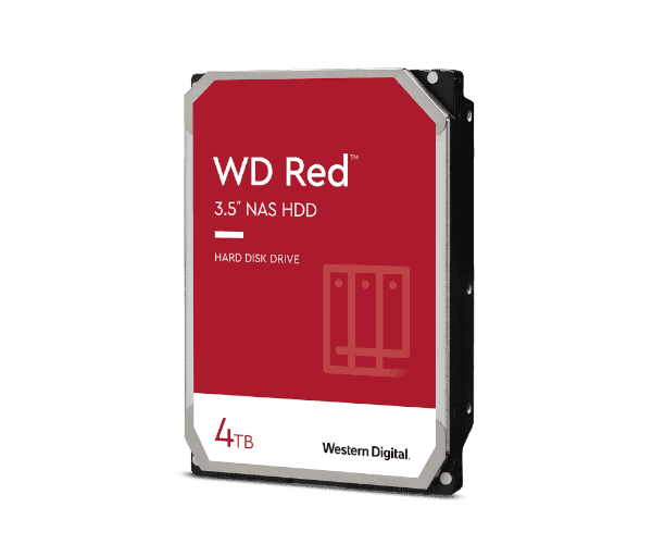 Western Digital דיסק פנימי WD Red Plus NAS 4TB HDD 5400RPM 256MB Cache SATA III — תמונה 1 | PuzzlePC