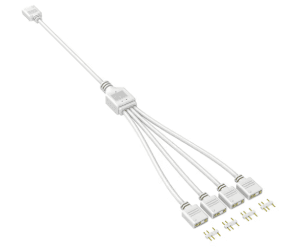 Generic מפצל לבן 1-ל4 ARGB — תמונה 1 | PuzzlePC