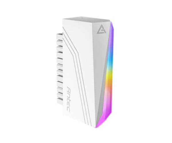 מתאם 90 מעלות ל24-פין ARGB White Adapter °Antec 24-pin 90 — תמונה 1 | PuzzlePC