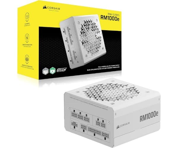 ספק כוח Corsair RM1000e ATX3.1 Fully modular 80 Plus Gold White 1000W 80+ Gold — תמונה 1 | PuzzlePC