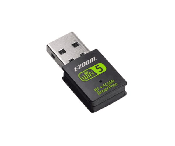 מתאם רשת אלחטית וEZcool 600Mbps Dual Band USB WIFI Adapter -BT+ — תמונה 1 | PuzzlePC