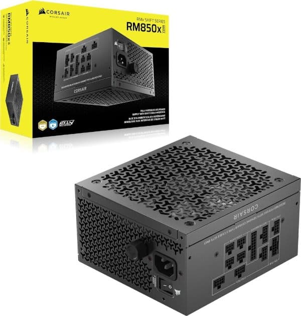 קירור למעבד ספק כוח Corsair RM850x SHIFT 80plus Gold Fully Modular ATX ATX3.1 — תמונה 1 | PuzzlePC