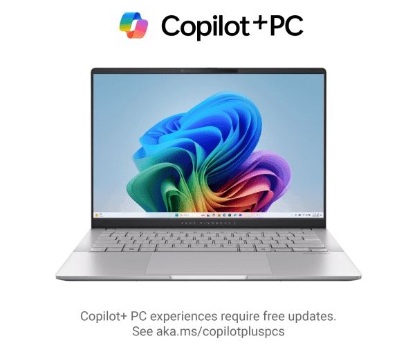מחשב נייד ASUS VivoBook S 14 AMD AI 5 340 16GB 512NVME WUXGA OLED DOS — תמונה 1 | PuzzlePC