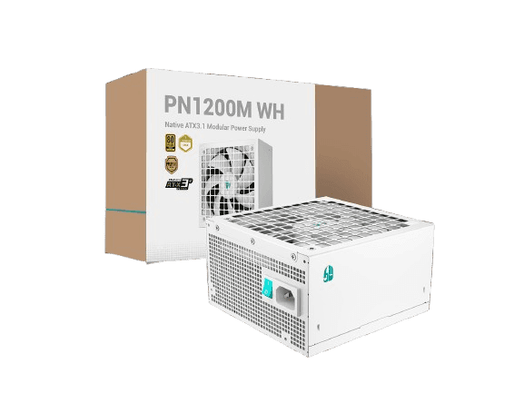 DeepCool ספק כוח Deep Cool Gamer Storm 1200W Gold Fully Modular Pcie5.1 White — תמונה 1 | PuzzlePC