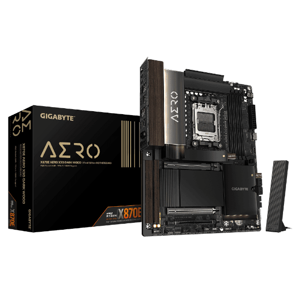 לוח אם Gigabyte X870E AERO X DK WOOD X3D AM5 WIFI7 ATX DDR5 — תמונה 1 | PuzzlePC