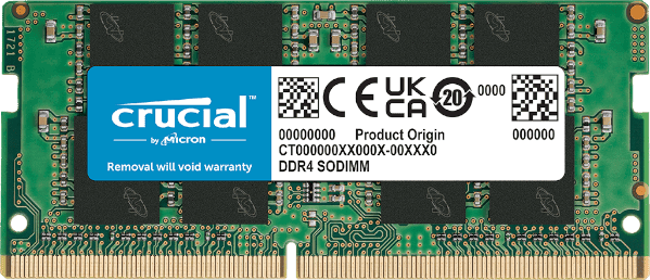 זיכרון לנייד Crucial Classic 16GB DDR4 3200MHz CL22 — תמונה 1 | PuzzlePC