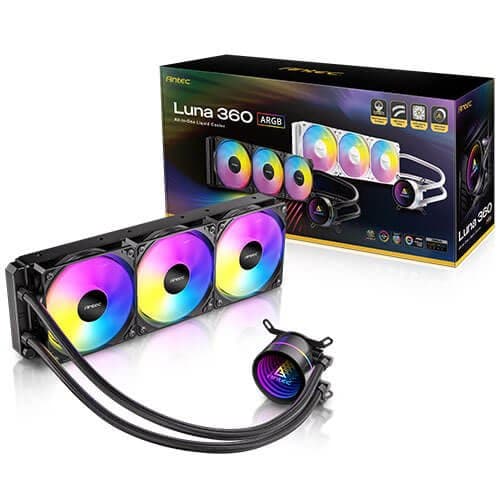 קירור נוזלי Antec LUNA 360 Black ARGB — תמונה 1 | PuzzlePC