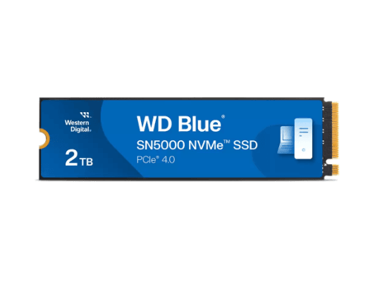 Western Digital דיסק פנימי WD Blue SN5000 NVMe SSD 2TB PCIe Gen4X4 2280 — תמונה 1 | PuzzlePC