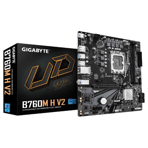 לוח אם Gigabyte B760M H V2 DDR5 Micro Atx LGA1700 mATX — תמונה 1 | PuzzlePC