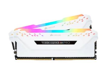 זיכרון לנייח Corsair VENGEANCE RGB PRO 16GB 2x8GB DDR4 DRAM WHITE 3200MHz CL16 — תמונה 1 | PuzzlePC