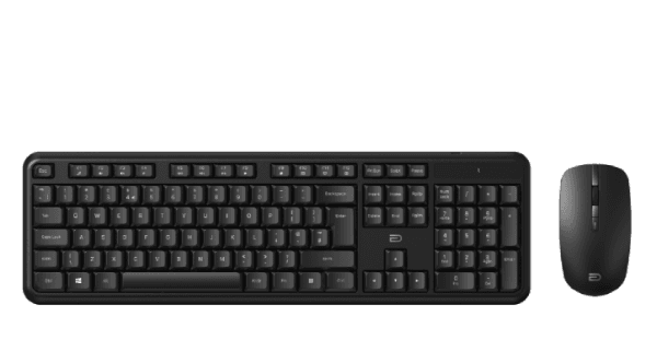 סט מקלדת ועכבר אלחוטי CUDY MK200 2.4Ghz Silent Keyboard And Mouse — תמונה 1 | PuzzlePC