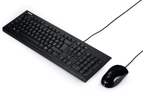 סט חוטי מקלדת ועכבר צבע שחור ASUS U2000A — תמונה 1 | PuzzlePC