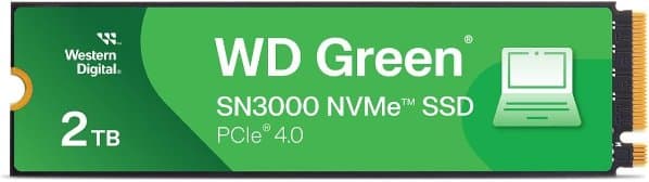 Western Digital דיסק פנימי WD SN3000 2TB Gen 4X4 NVME Read-5000 Write-4200 — תמונה 1 | PuzzlePC